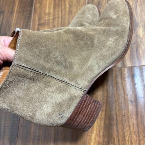 Franco sarto brown suede ankle boots size 8.5 - Picture 3 of 6